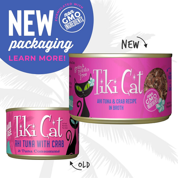 Grain free cat food in a can