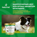 NaturVet Digestive Enzymes Soft Chews Daily Digestive Support with Pre & Probiotic for Dogs