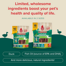 Plato Thinkes Real Duck Recipe Sticks Treats for Dogs-5
