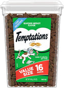 Temptations Classics Seafood Medley Flavor Soft & Crunchy Cat Treats 16oz