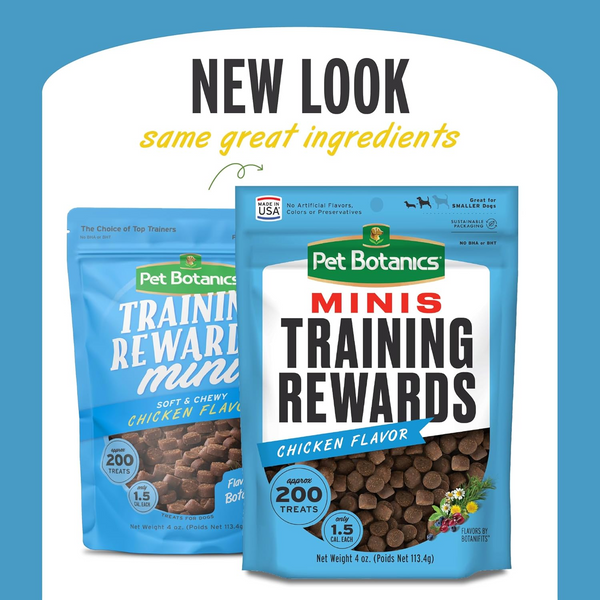 Pet Botanics Training Rewards Mini Soft & Chewy Chicken Flavor Dog Treats