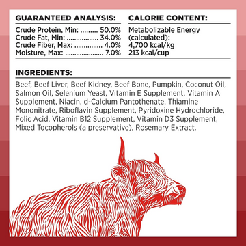 Bixbi Rawbble Freeze-Dried Dog Food, Beef Recipe - 0