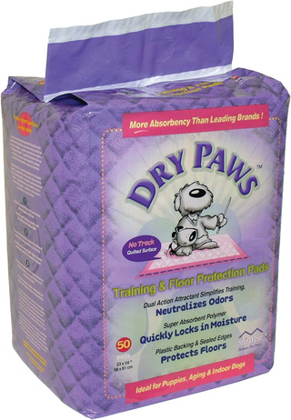 MidWest Homes for Pets Dry Paws Training and Floor Protection Pads 23"x24" (50 count)