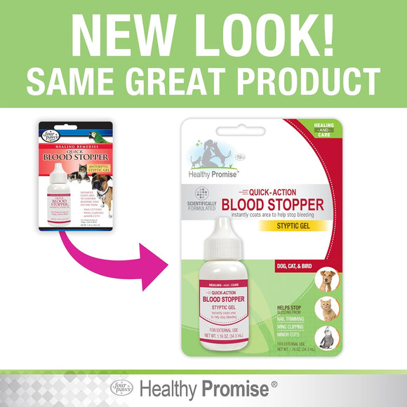 Four Paws Healthy Promise Pet Quick-Action Blood Stopper Styptic Powder For Pet