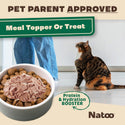 Natoo Meal Topper or Treat Tuna & Brown Rice in Broth Cat Food