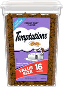 Temptations Classics Creamy Dairy Flavor Soft & Crunchy Treats for Cats 16oz