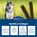 Barkworthies Collagen Beef Stick Chews for Dogs-4