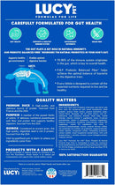 Lucy Pet Products Formulas for Life Grain-Free Duck, Pumpkin & Quinoa Formula Dry Dog Food 12lb backside