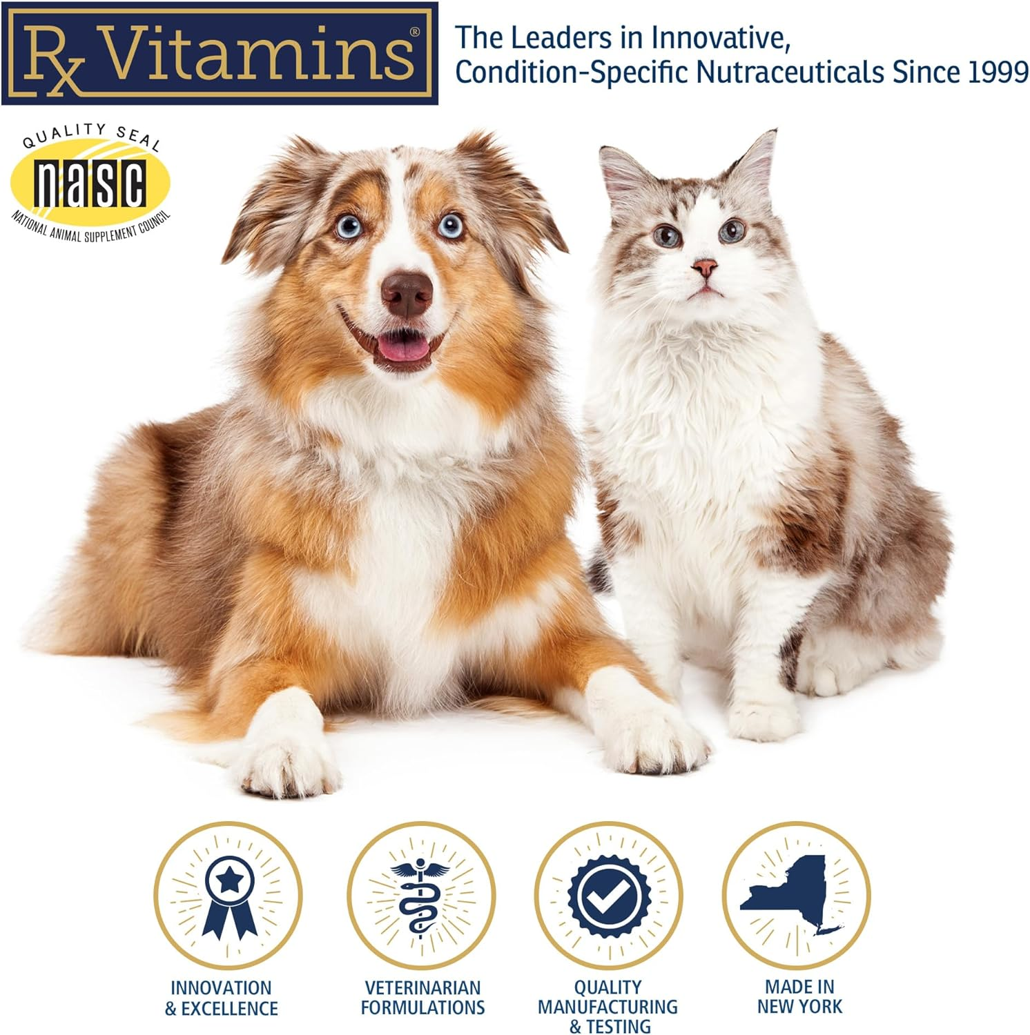 Rx Vitamins Formula CV For Dogs and Cats (90 caps)