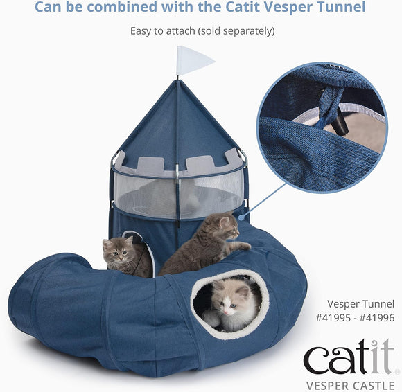 Catit Vesper Castle for Cats, Blue