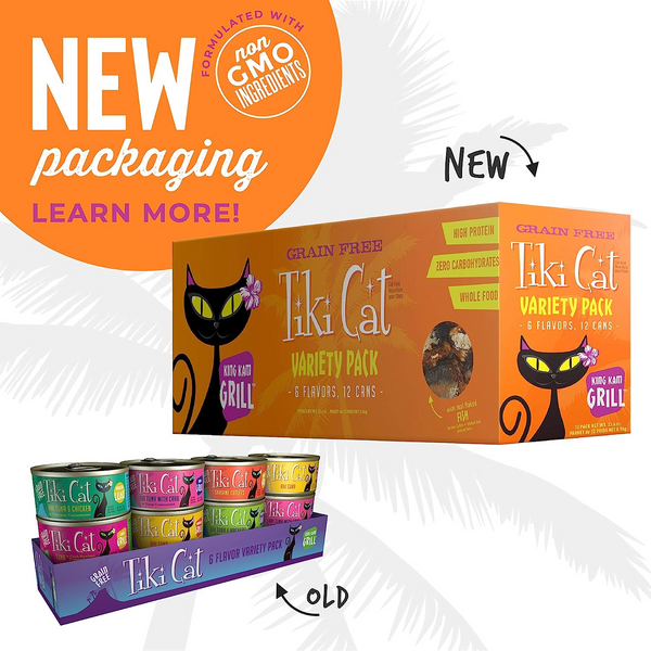 Tiki Cat King Kamehameha Variety Pack (28 oz x 12 cans)