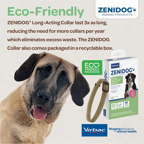 ZENIDOG Long-Lasting Calming Collar for Mediun/Large Dogs 22-110 lbs