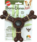 Ethical Pet Bam-Bones Plus Triple Bison Tough Dog Chew Toy 4in