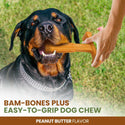 Ethical Pet Bam-Bones Plus Peanut Butter Tough Chew Dog Toy