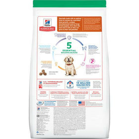 Hill's Science Diet Puppy Large Breed Dry Dog Food, Chicken & Brown Rice Recipe (15.5 lb) - 0
