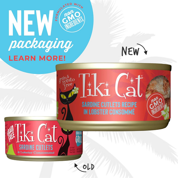 Tiki Cat Grill Sardine Cutlets in Lobster Consomme Grain-Free Canned Food For Cats