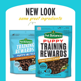 Pet Botanics Training Rewards Soft & Chewy Peanut Butter Puppy Bites (4 oz) - 0