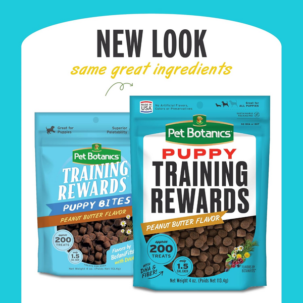 Pet Botanics Training Rewards Soft & Chewy Peanut Butter Puppy Bites (4 oz)