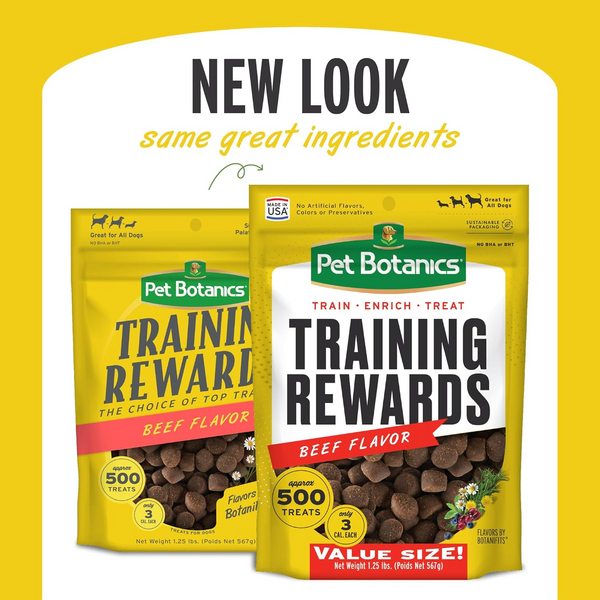 Pet Botanics Training Rewards Soft & Chewy Beef Flavor Dog Treats (20 oz)