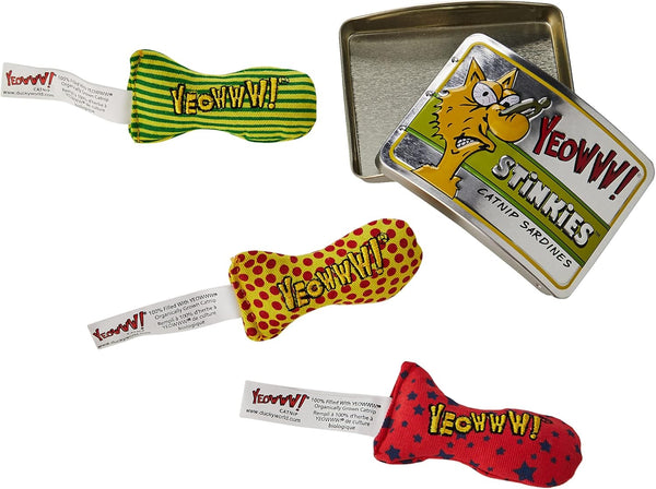 Yeowww! Stinkies Catnip Sardines Cat Toys