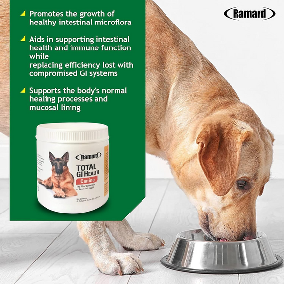 Ramard Total GI Health Supplement for Dogs (45 Soft Chews)
