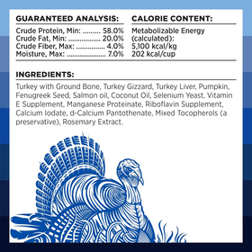 Bixbi Rawbble Freeze-Dried Dog Food, Turkey Recipe - 0