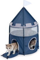 Catit Vesper Castle for Cats, Blue-1
