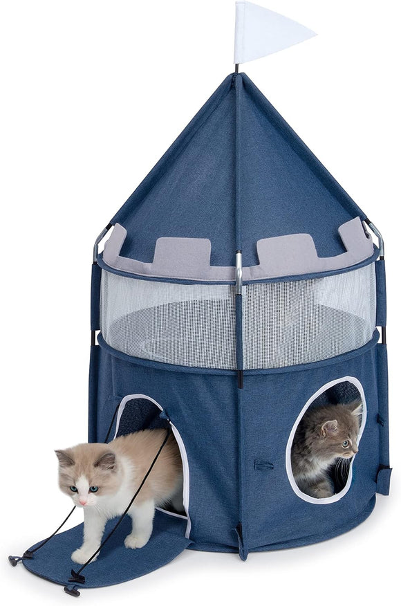 Catit Vesper Castle for Cats, Blue