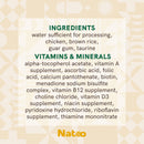 Natoo Meal Topper or Treat Chicken & Brown Rice in Broth Cat Food