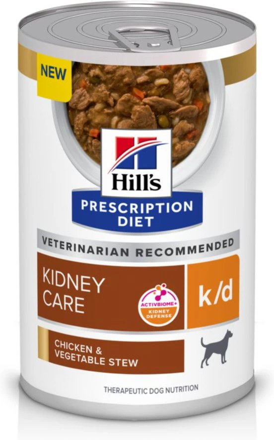 Hills k/d kidney care wet dog food