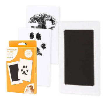 Pearhead Pet Pawprint Clean-Touch Ink Pad, Medium/ Large, Black