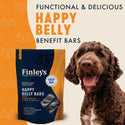 Finley's Barkery Happy Belly Bars Dog Treats Peanut Butter, Papaya & Pumpkin