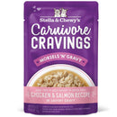 Stella & Chewy's Carnivore Cravings Morsels 'N' Gravy pouch on a white background