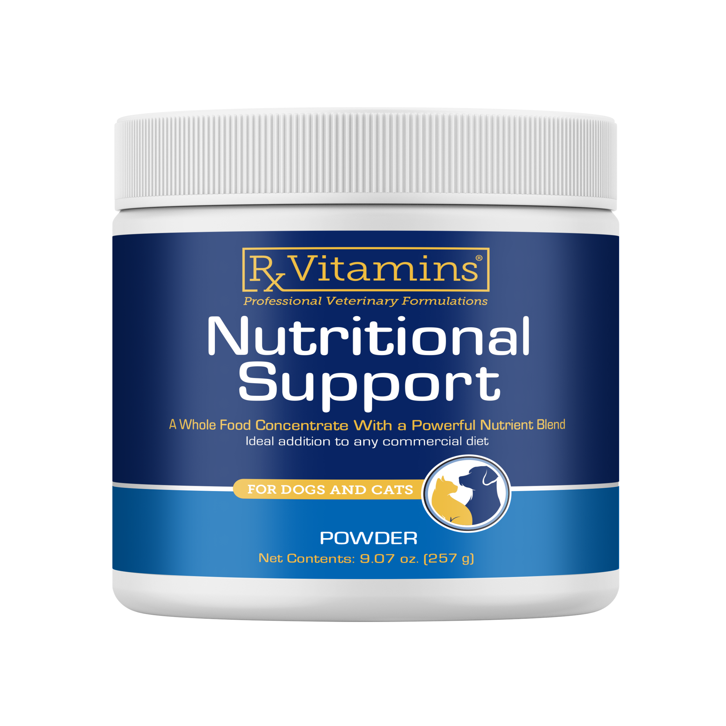 Rx Vitamins Nutritional Support Powder For Dogs & Cats (9.07 oz)