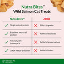 Ultimate Pet Nutrition Nutra Bites Freeze Dried Wild Salmon Cat Treats, 2.5-oz