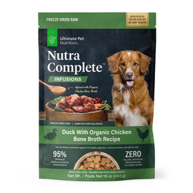 Ultimate Pet Nutrition Nutra Complete Plus Bone Broth Duck Dog Food