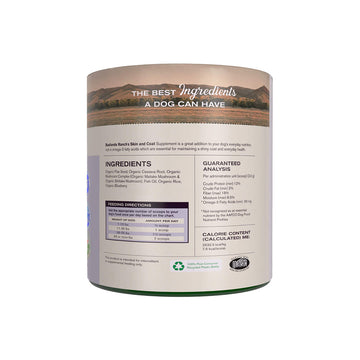 Badlands Ranch Skin & Coat Canine Supplement with Omega-3 Fatty Acids, 3.17-oz