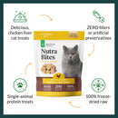 Ultimate Pet Nutrition Nutra Bites Freeze Dried Chicken Liver Cat Treats, 2.5-oz