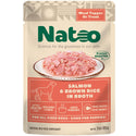 Natoo Meal Topper or Treat Salmon & Brown Rice in Broth Dog Food 2oz