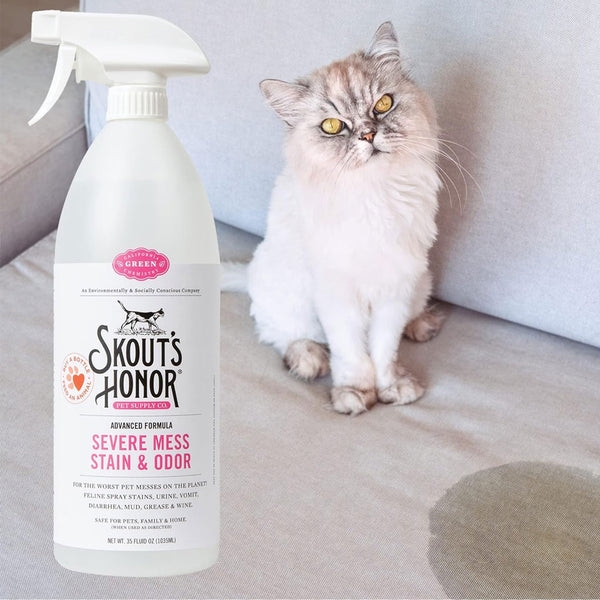 Skout's Honor Severe Mess Solution Cat Stain & Odor Cleaner