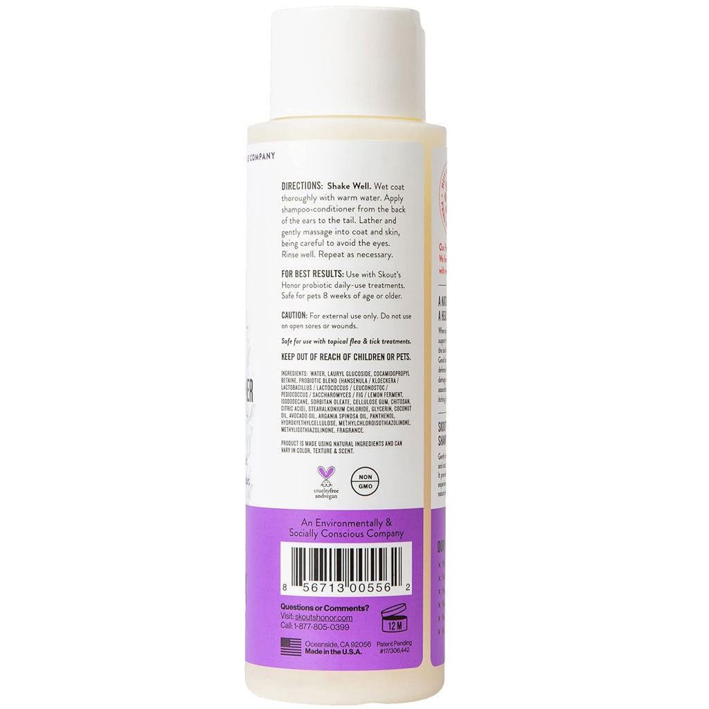 Skout's Honor Probiotic Lavender Pet Shampoo & Conditioner