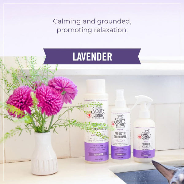 Skout's Honor Probiotic Lavender Dog Detangler Spray