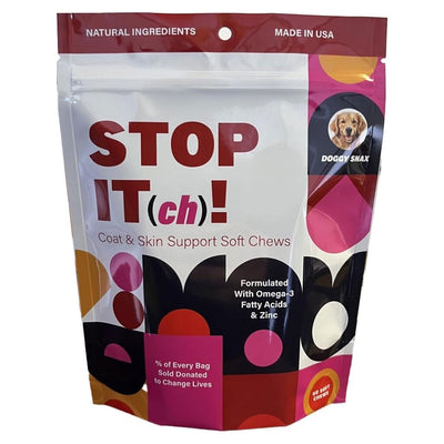 Stop It Coat & Skin Support Soft Chews for Dogs, 60-count