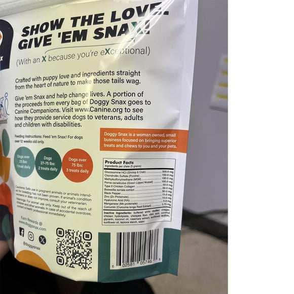 Hip Hip Oh Yay Joint Support Soft Chews for Dogs