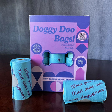 Doggy Doo Bags Unscented Pet Waste Rolls, 12-count