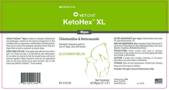 KetoHex XL Wipes 