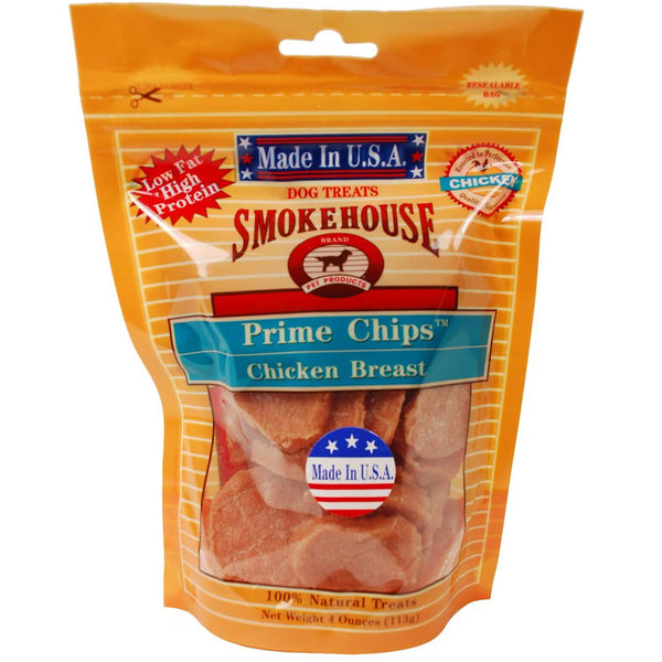 Smokehouse Chicken Breast Prime Chips Dog Treats, 4oz