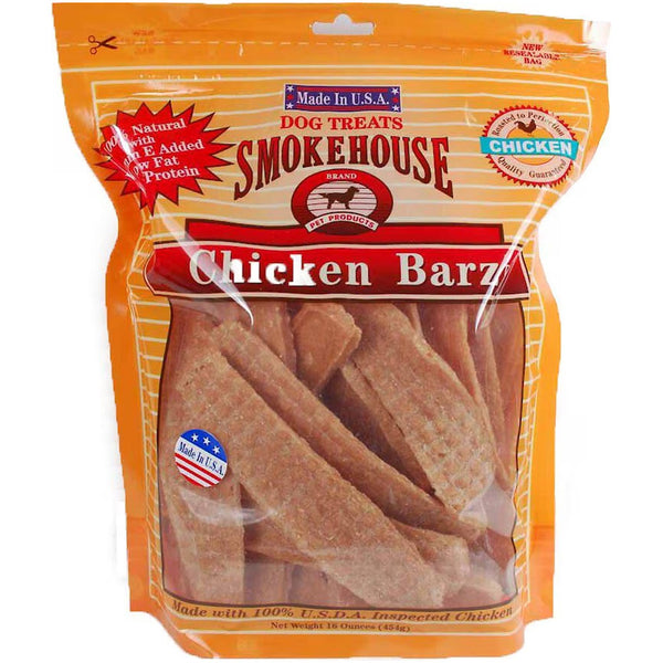 Smokehouse Chicken Barz Dog Treats, 16-oz