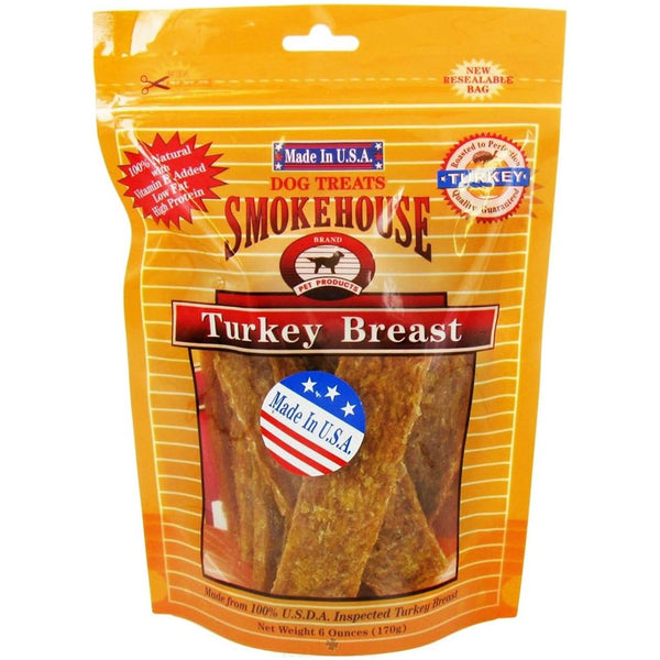 Smokehouse Turkey Breast Dog Treats, 6-oz