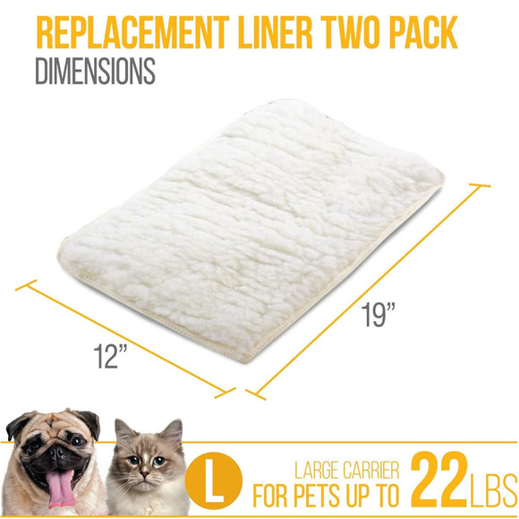 Sherpa Soft & Cozy Pet Bed Liners
